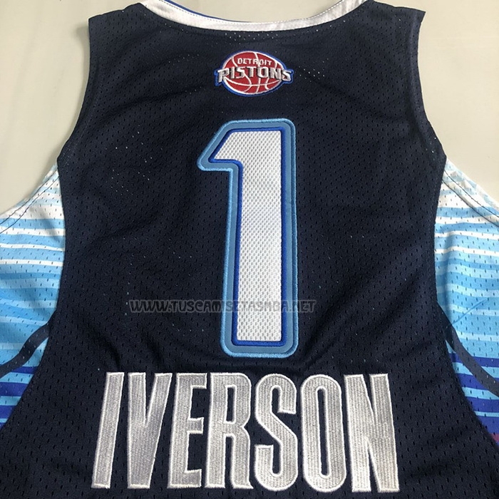 Camiseta Allen Iverson NO 1 All Star 2009 Azul